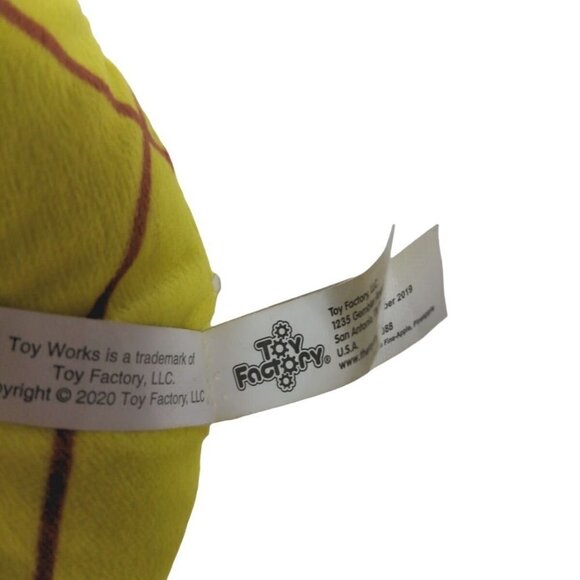 Toy Factory Yellow Pineapple Rainbow Mohawk Plush 8.5" - Picture 4 of 5